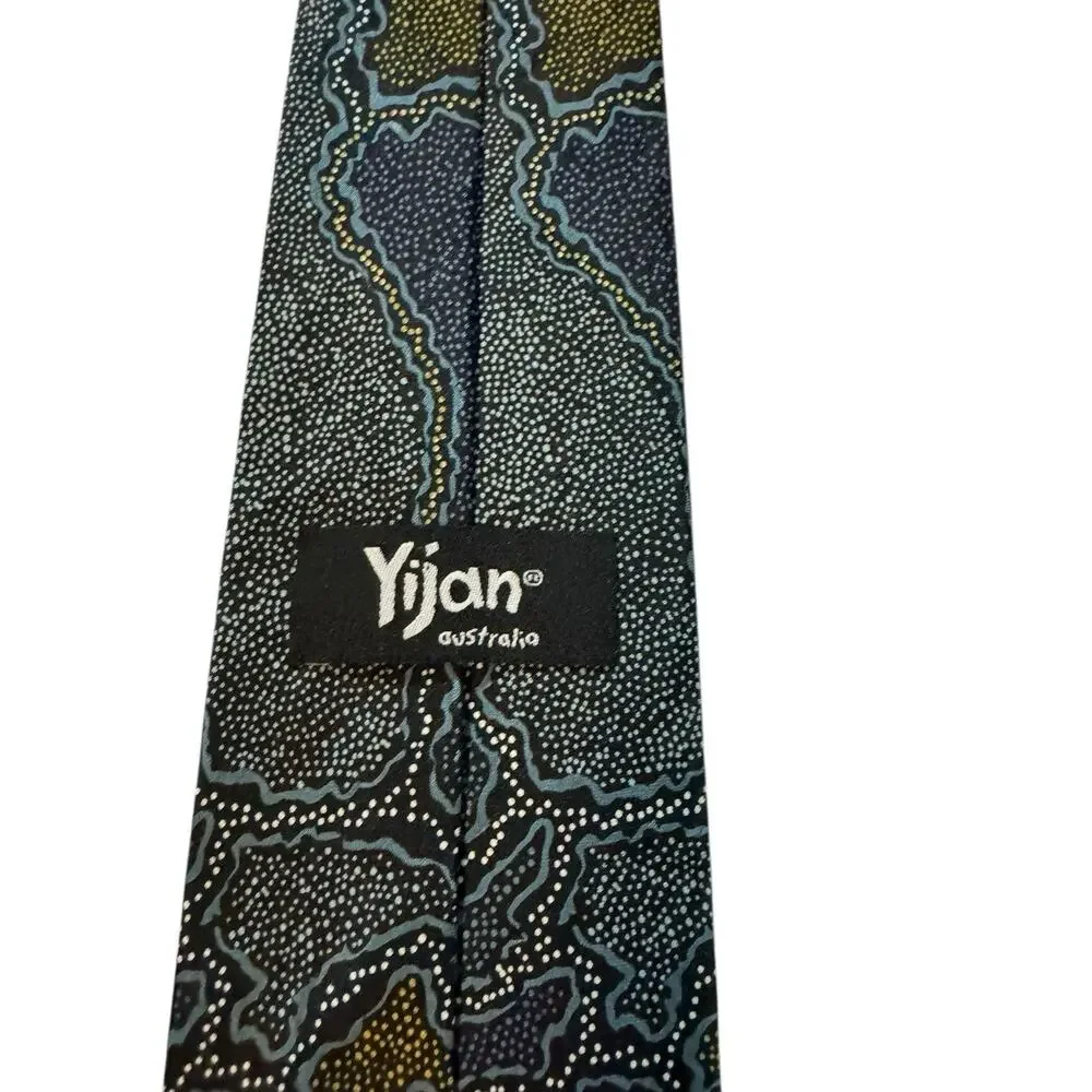 Yijan Australia Fire & Water Dreaming Maureen Hudson Nampajimpa Necktie